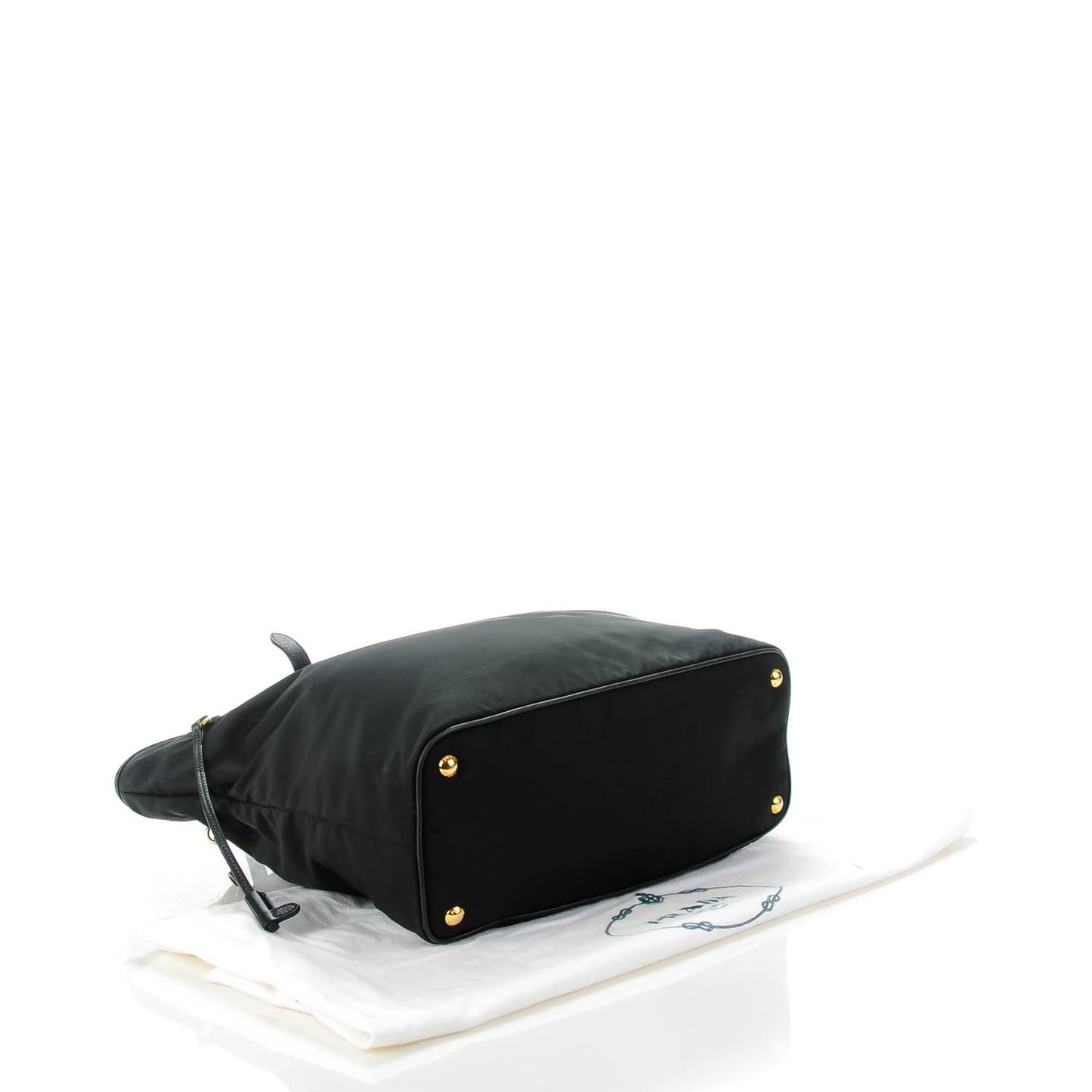 Saffiano Tessuto Nylon Tote Black