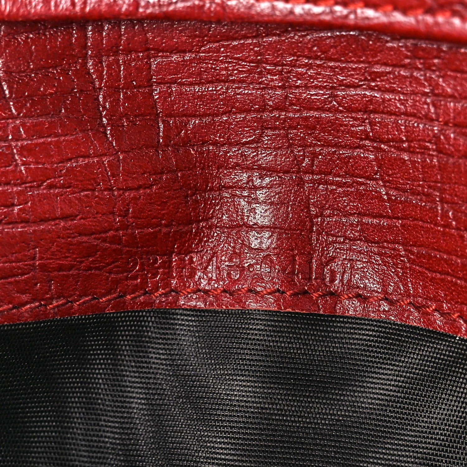 Gucci Calfskin Studded Soho Continental Wallet Red 8 of 13