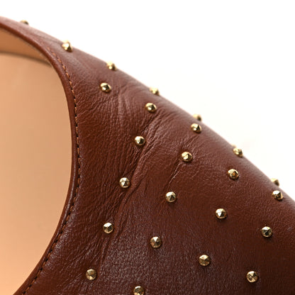 Christian Louboutin Nappa Studded Iriza Flats 39.5 Cuoio 8 of 8