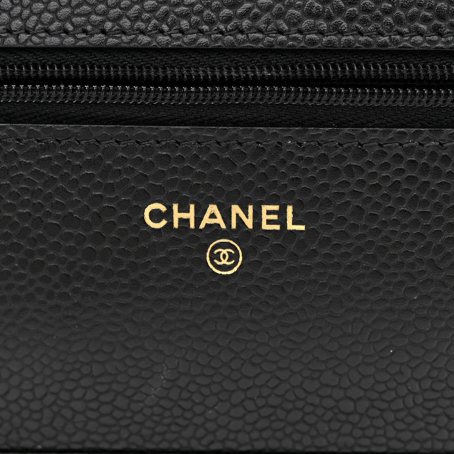Chanel Caviar Quilted Wallet on Chain WOC Black 6 of 11