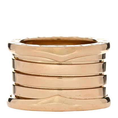 Bulgari 18K Yellow Gold B.Zero1 Four-Band Ring 47 4 3 of 4