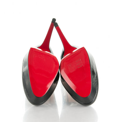 Christian Louboutin Patent Bianca 140 Pumps 40 Black 5 of 6