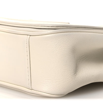 Chanel Lambskin CC Mania Flap Bag White 9 of 11