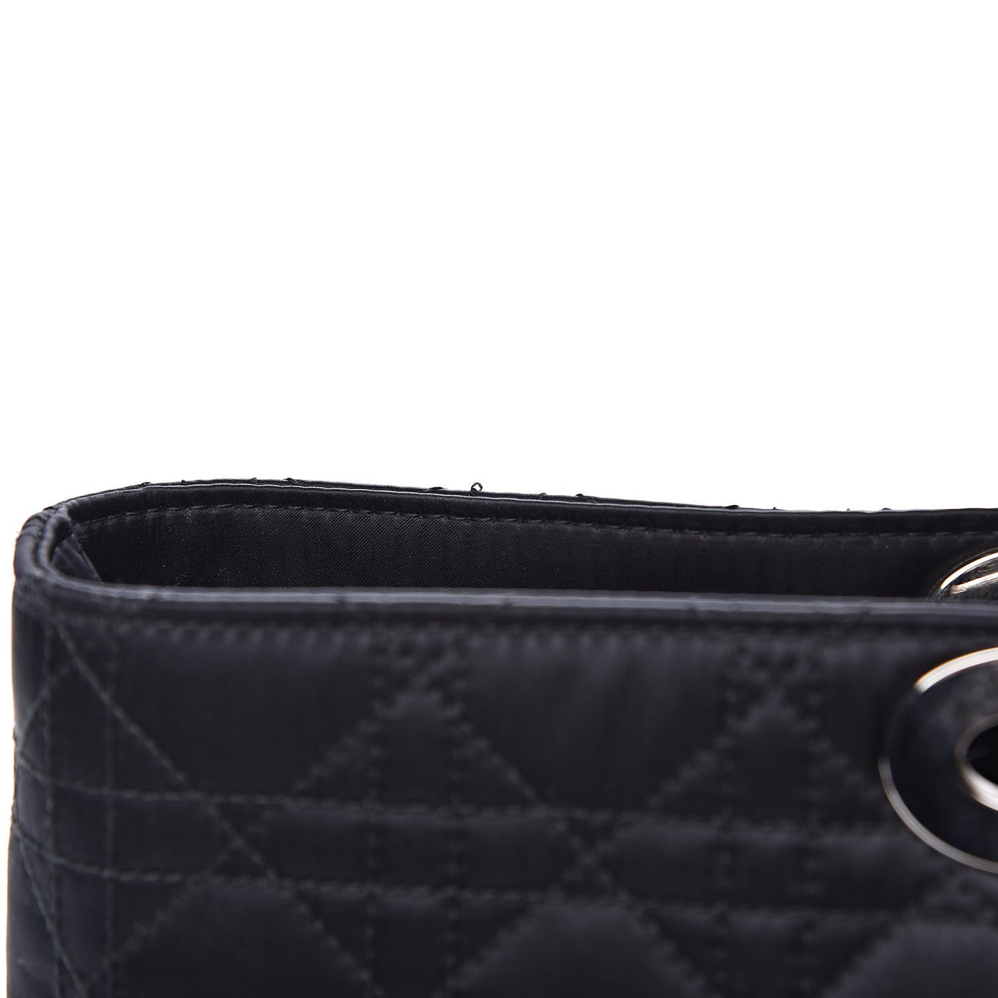 Nylon Cannage Tote Black