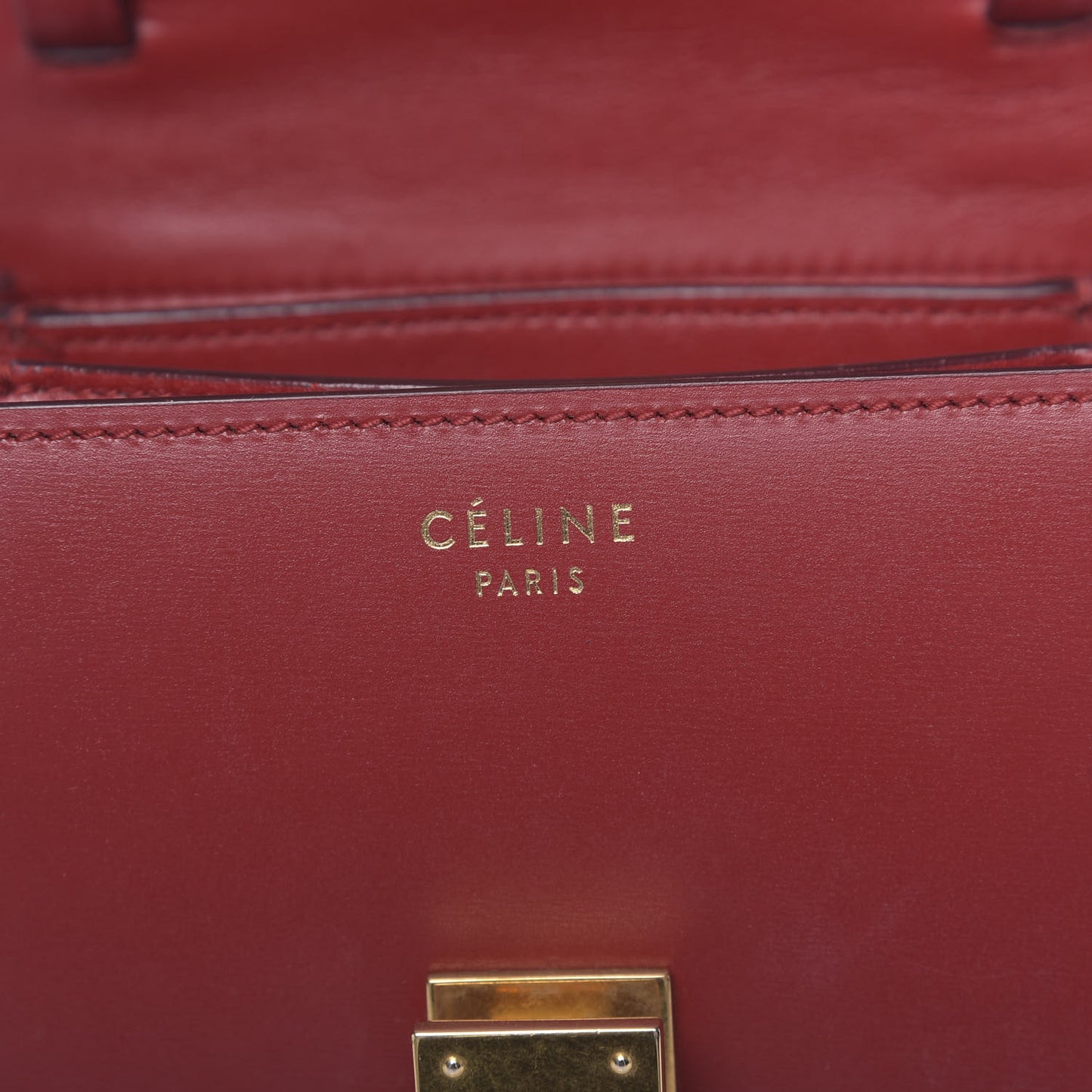 Box Calfskin Small Classic Box Flap Bag Red