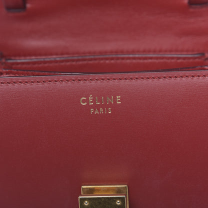 Celine Box Calfskin Small Classic Box Flap Bag Red 6 of 14