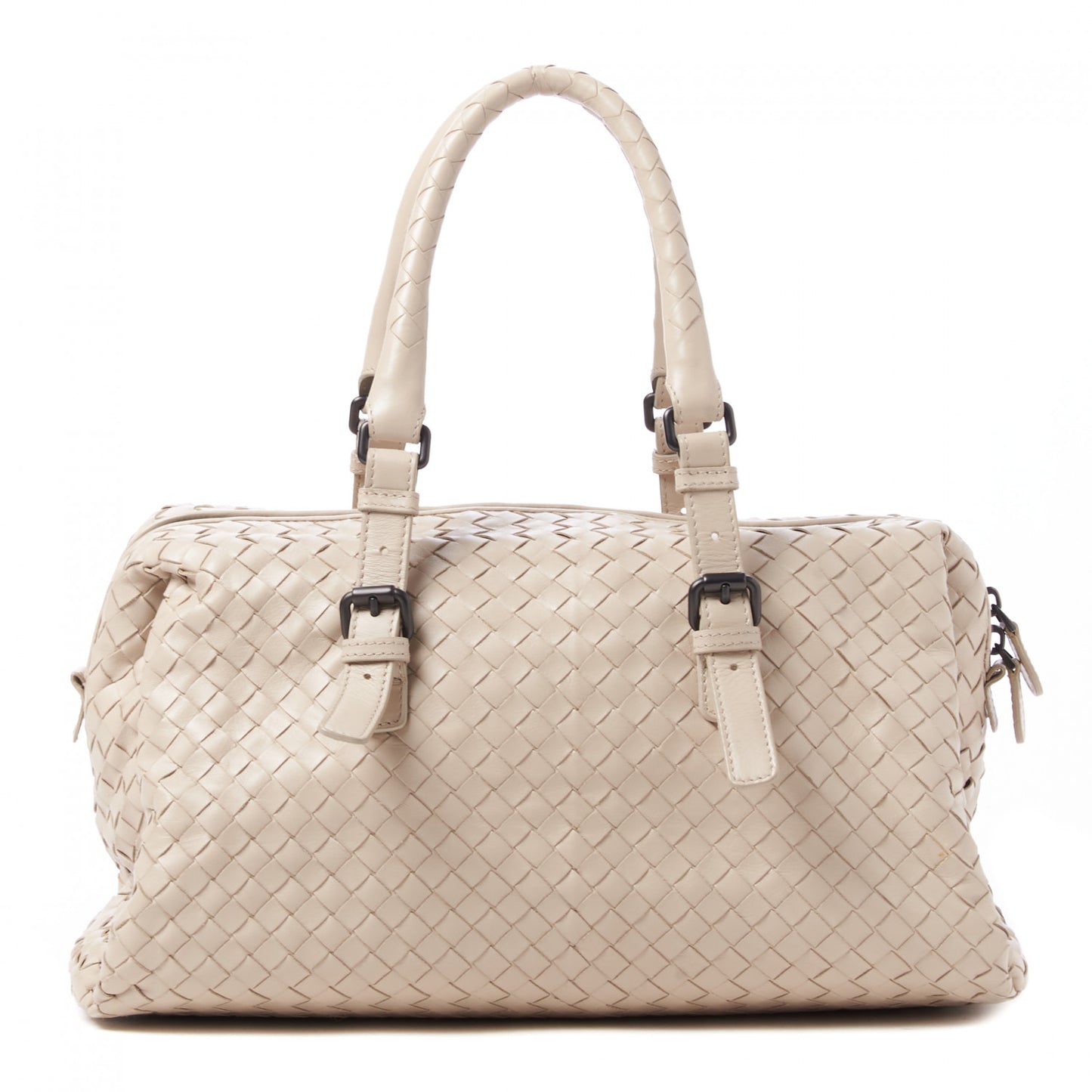 Nappa Intrecciato Boston Mink