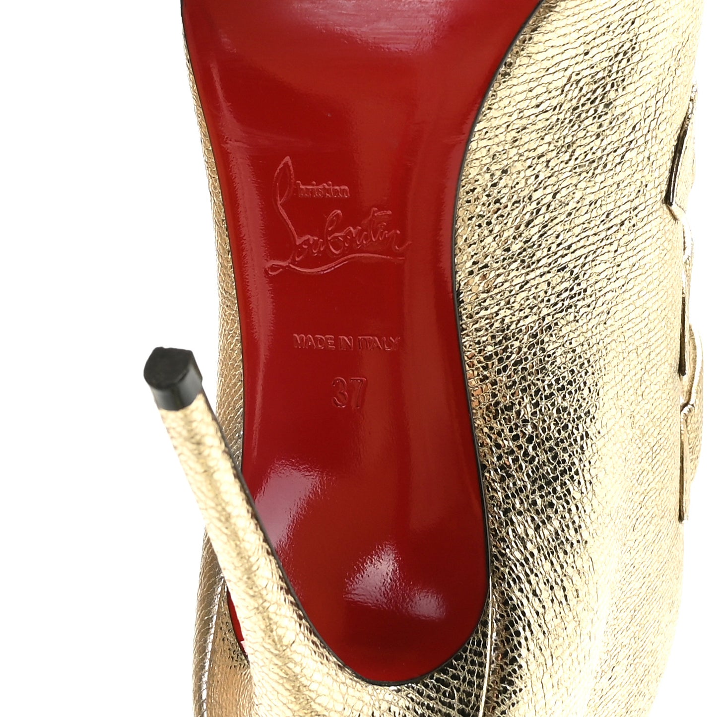 Calf Lame Tweed Triniboot 100 Booties 37 Platine
