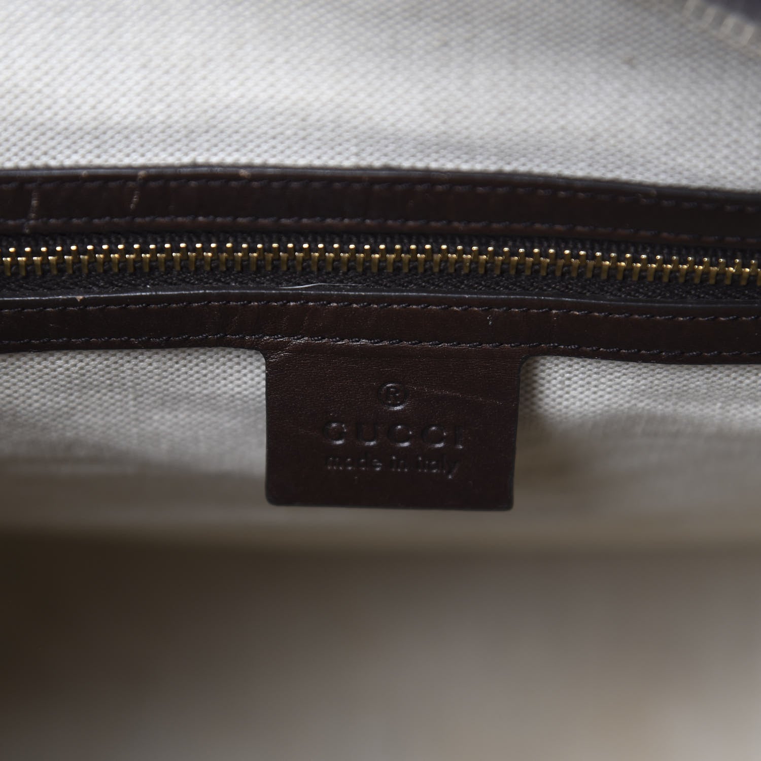 Gucci Monogram Vintage Web Medium Boston Dark Brown 11 of 16
