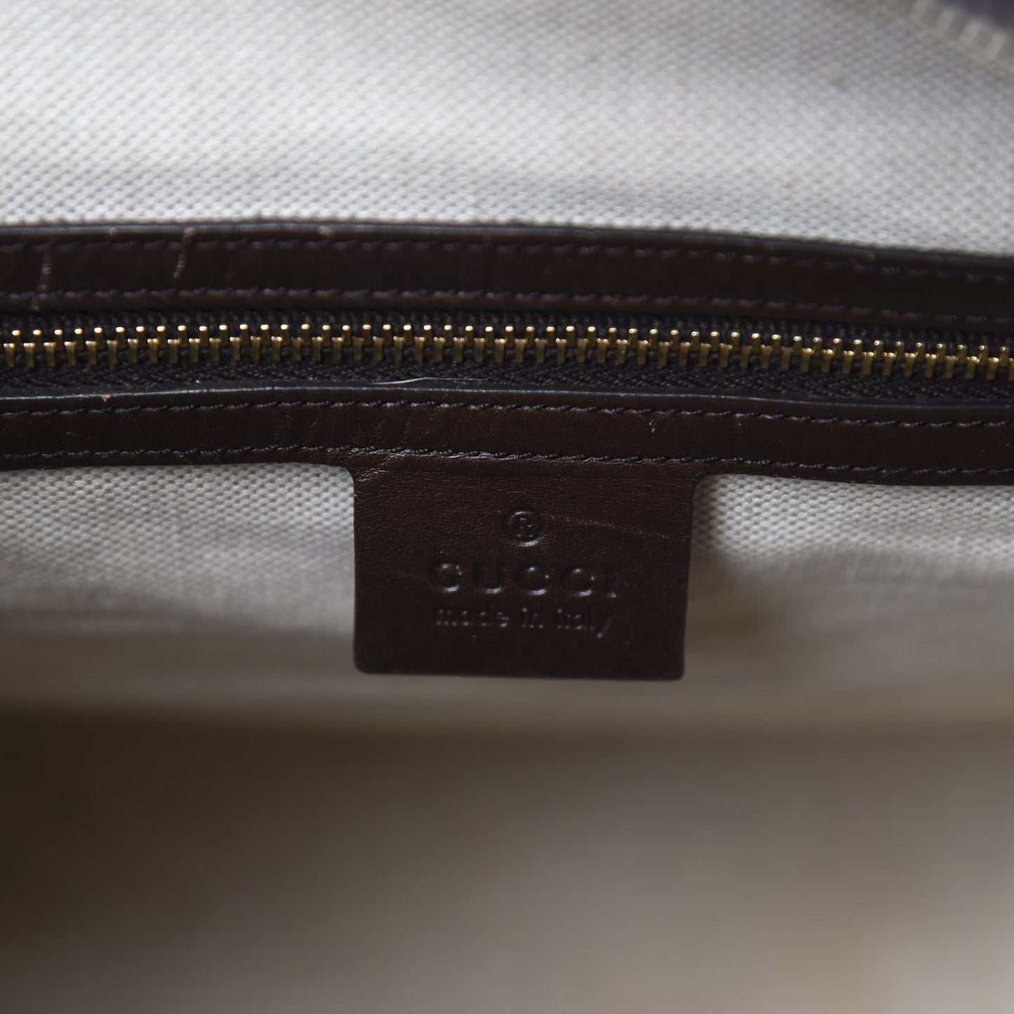 Monogram Vintage Web Medium Boston Dark Brown
