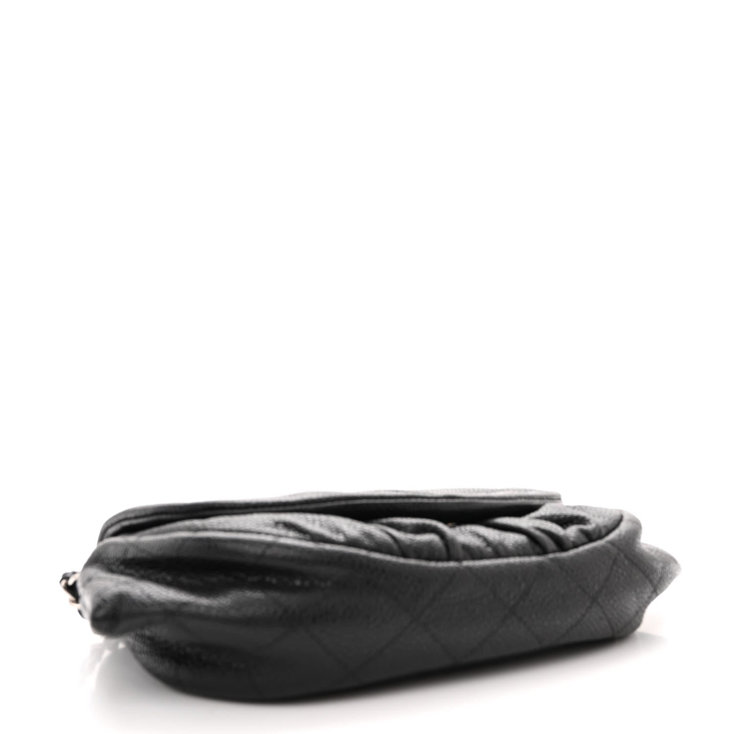 Chanel Caviar Half Moon Wallet On Chain WOC Black 4 of 11