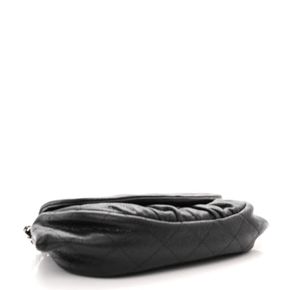 Chanel Caviar Half Moon Wallet On Chain WOC Black 4 of 11