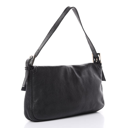 Fendi Nappa Elefante Baguette Black 3 of 12