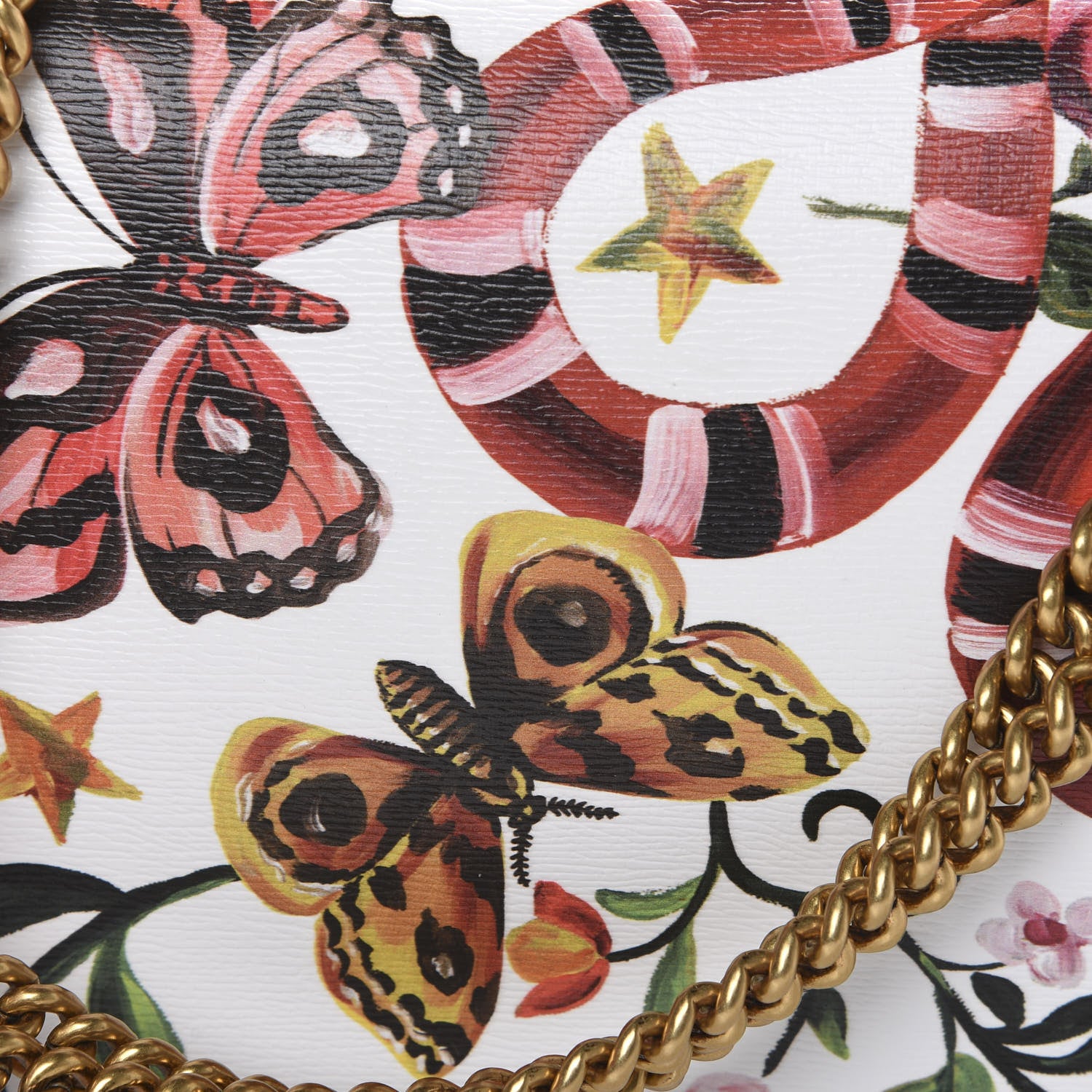 Gucci Calfskin Exclusive Garden Dionysus Shoulder Bag Cream 11 of 13