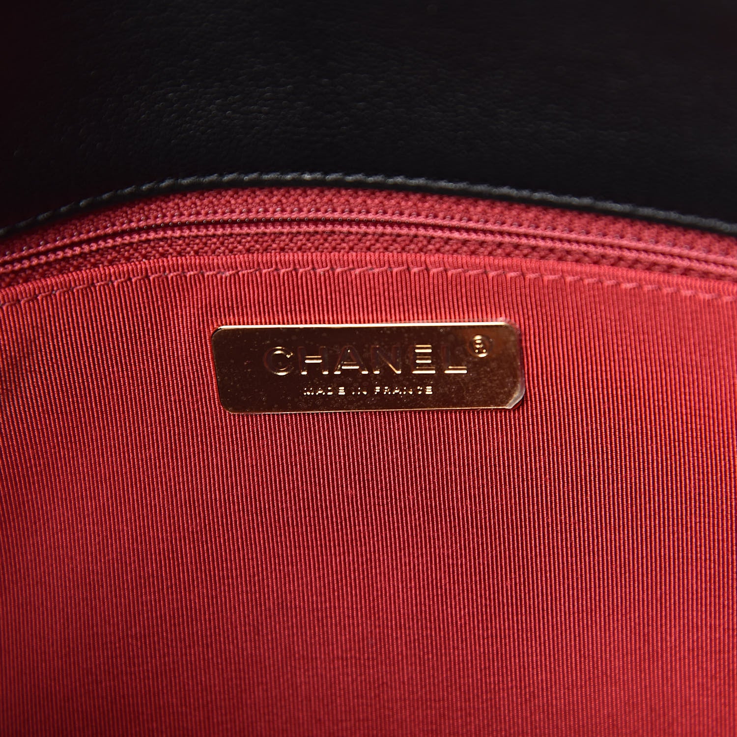 Chanel Lambskin Quilted Large 19 Flap Black 6 of 11