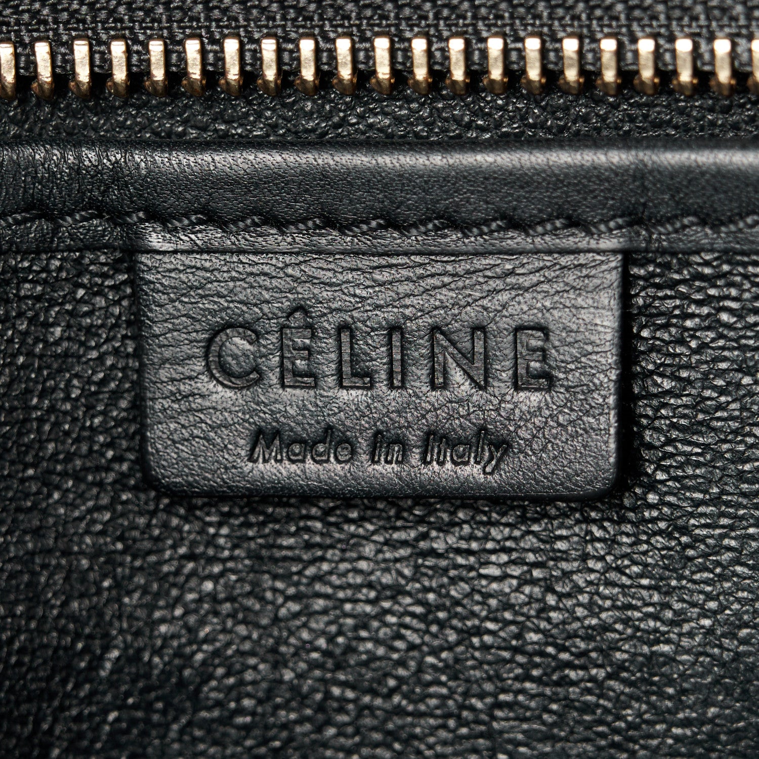 Celine Smooth Calfskin Nano Luggage Black 6 of 11