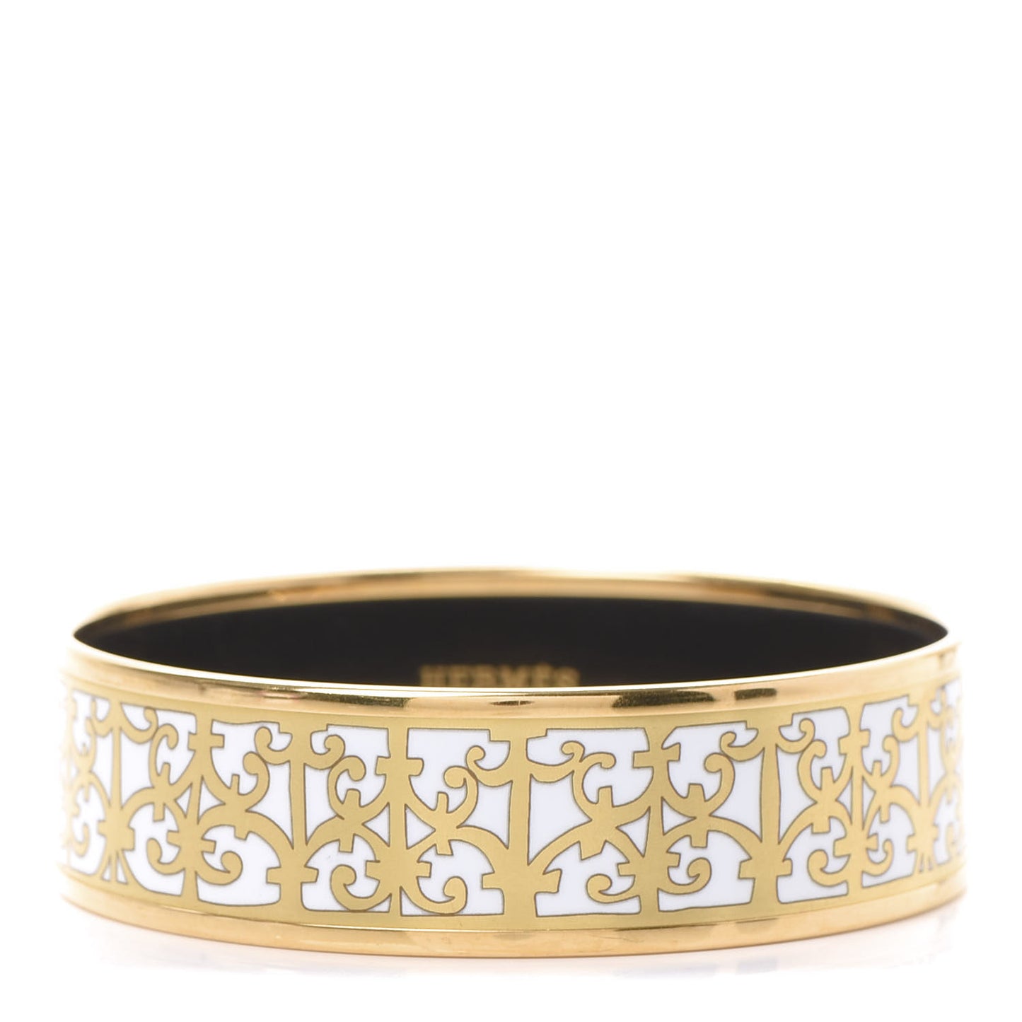 Enamel Printed Wide Balcons du Guadalquivir Bracelet 62 Gold