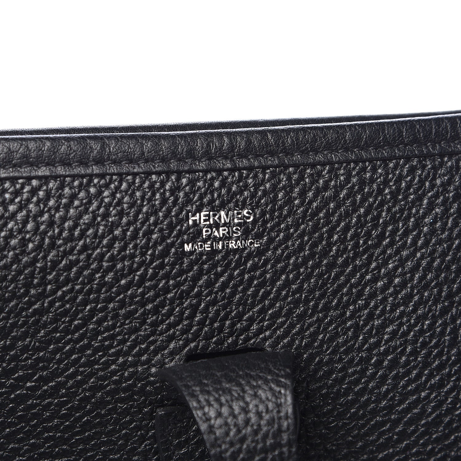 Hermes Taurillon Clemence Evelyne III PM Black 6 of 10