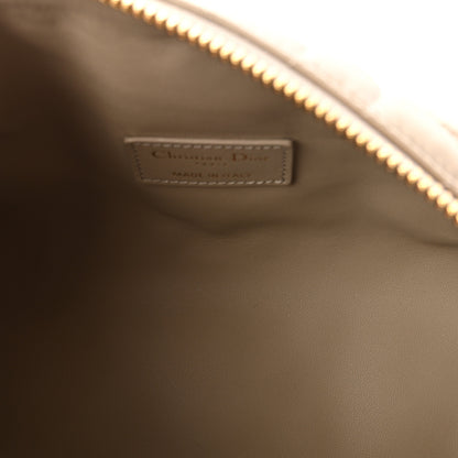 Christian Dior Calfskin Macrocannage Medium Diortravel Nomad Pouch Sand 5 of 10