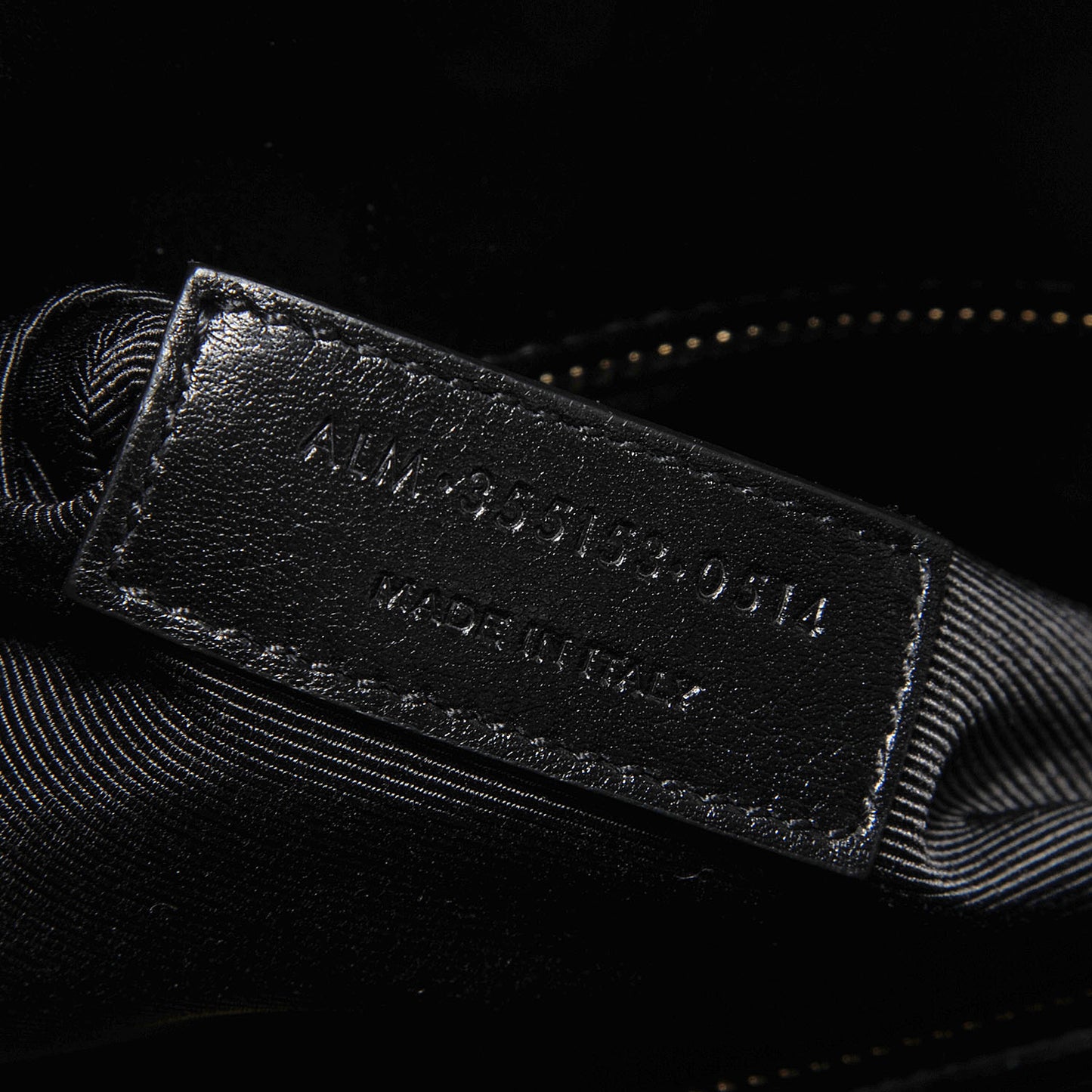 Calfskin Small Sac De Jour Black