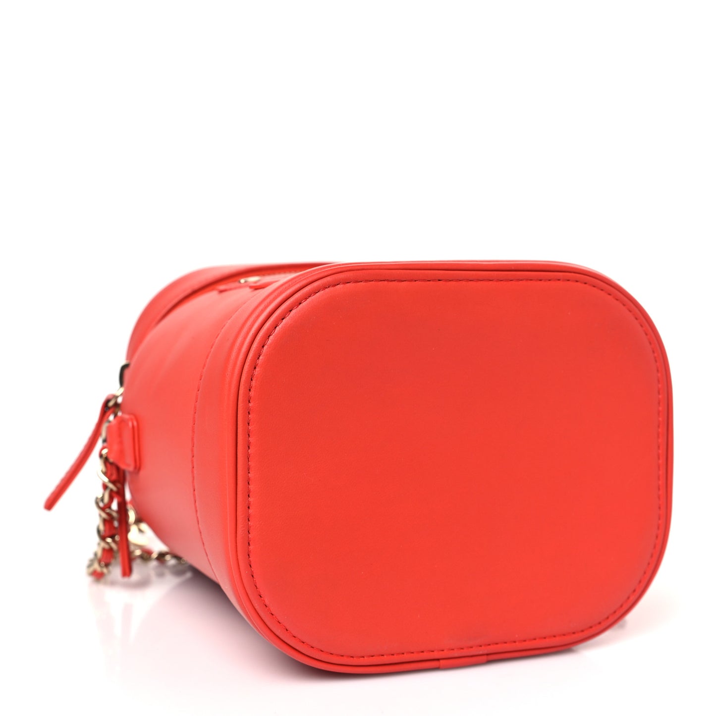Lambskin Timeless Vanity Cosmetic Case Red