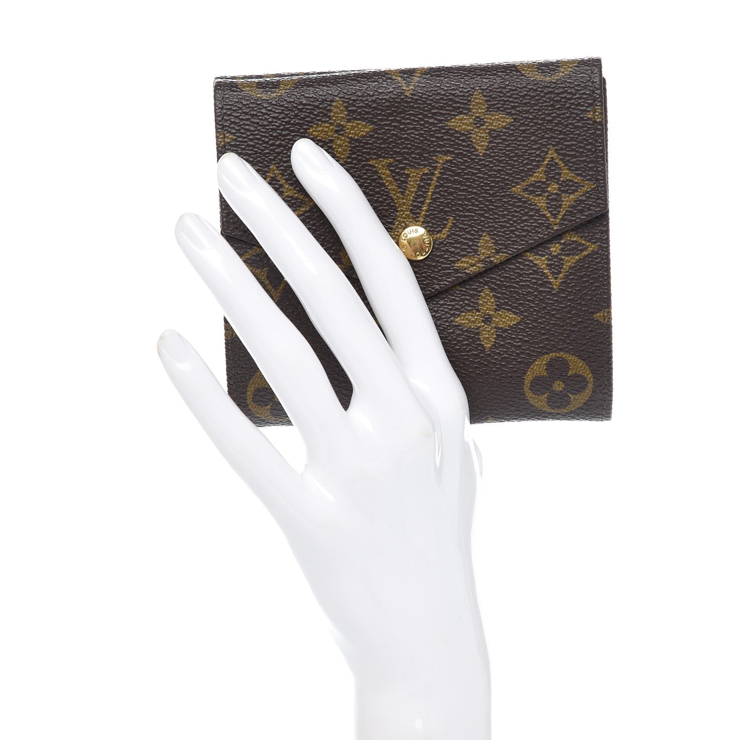 Louis Vuitton Monogram Porte-Monnaie Billets Cartes Credit Wallet 2 of 8