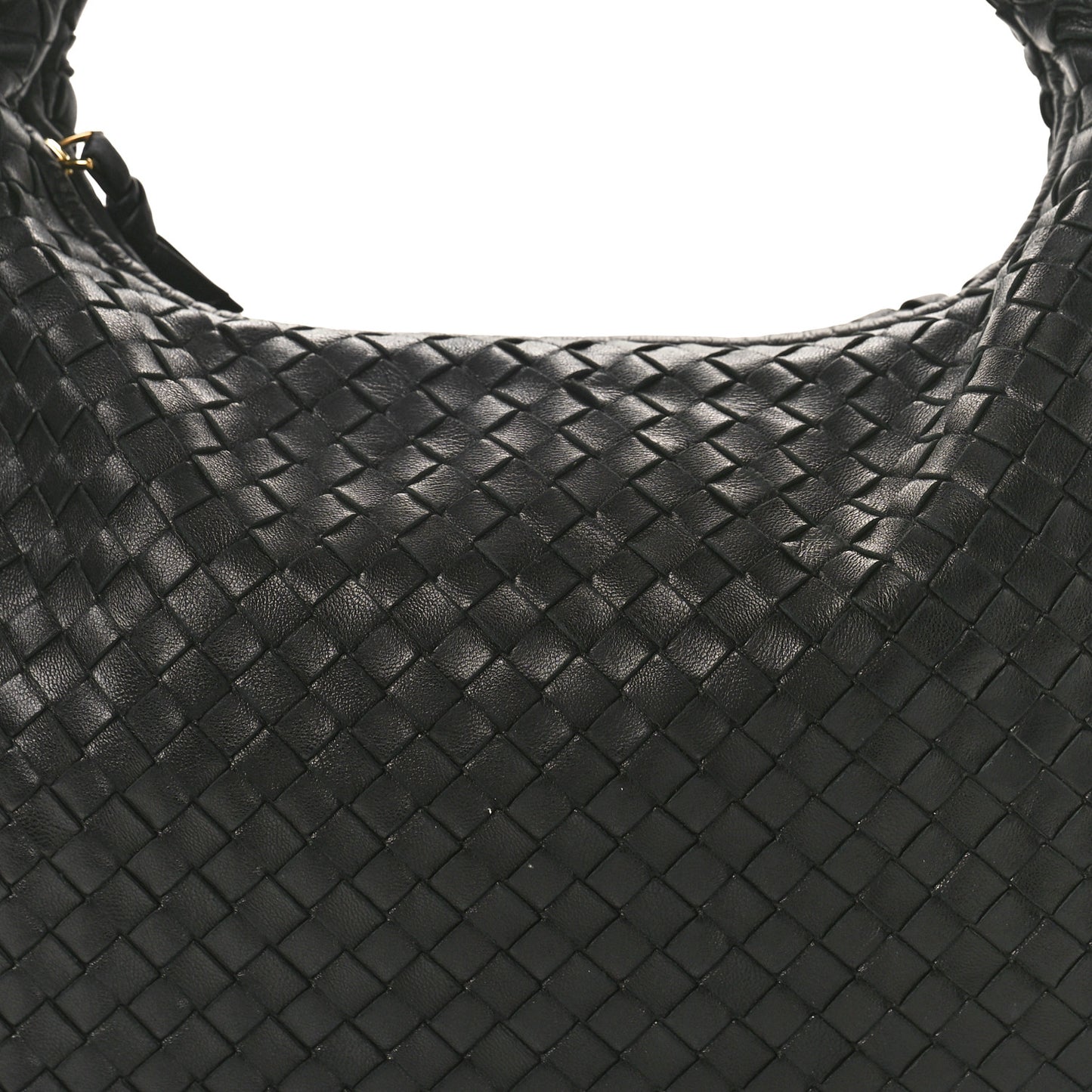 BOTTEGA VENETA Nappa Intrecciato Small Veneta Hobo Black