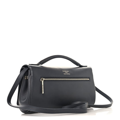 Balenciaga Smooth Calfskin Small Bel Air Clutch On Strap Grey 3 of 9