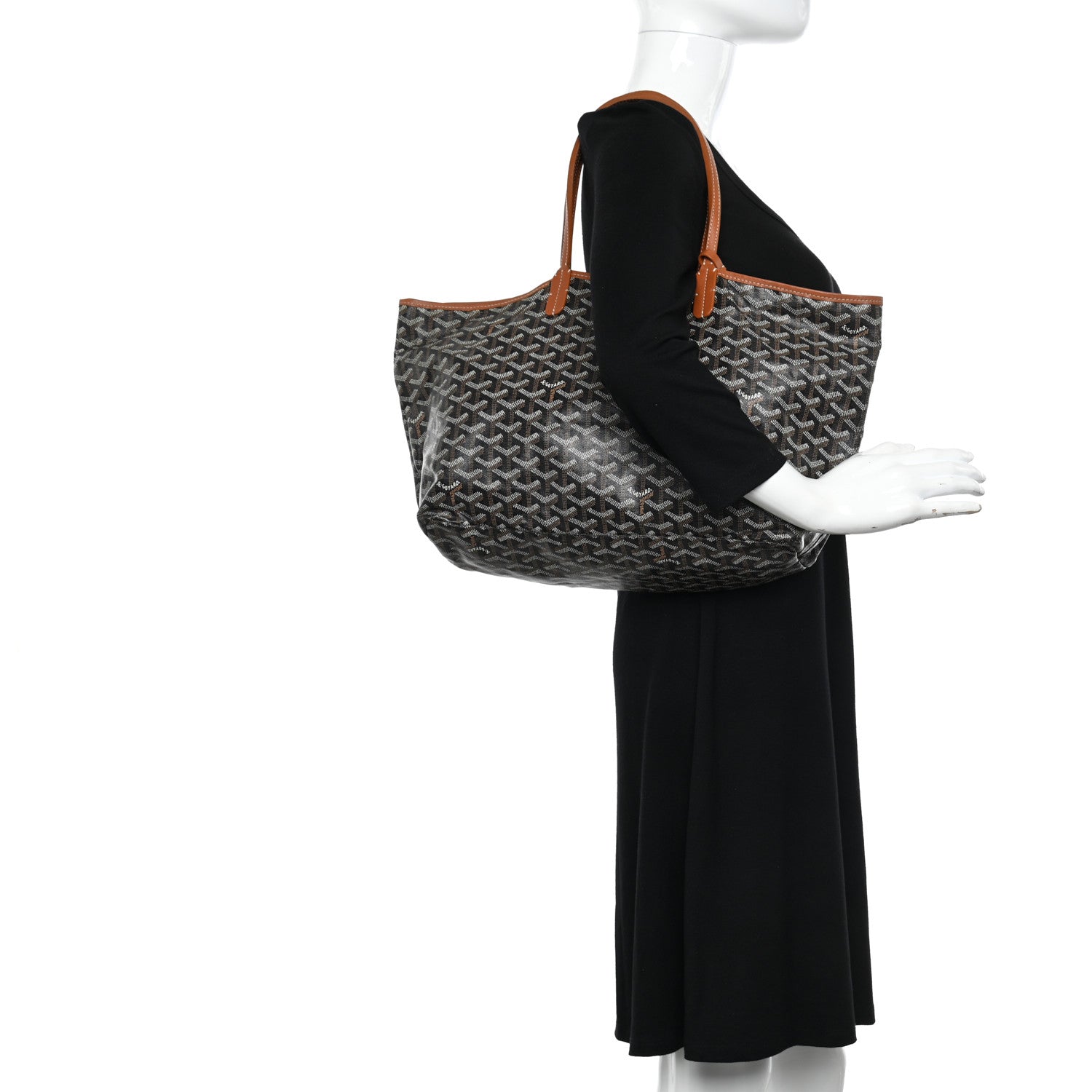 Goyard Goyardine Saint Louis PM Black Gold 2 of 22