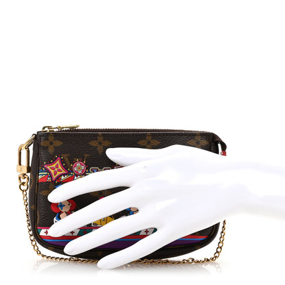 Louis Vuitton Monogram 2020 Christmas Animation Bumper Cars Mini Pochette Accessories Coquelicot 2 of 9