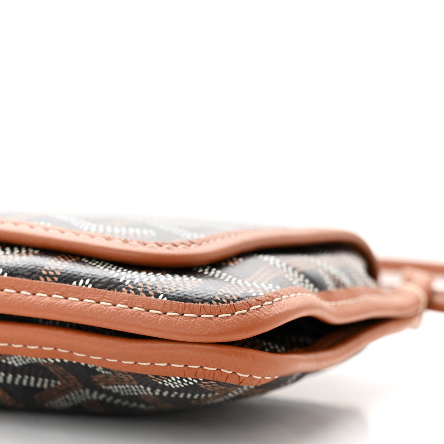 Goyardine Plumet Wallet Clutch Black Gold