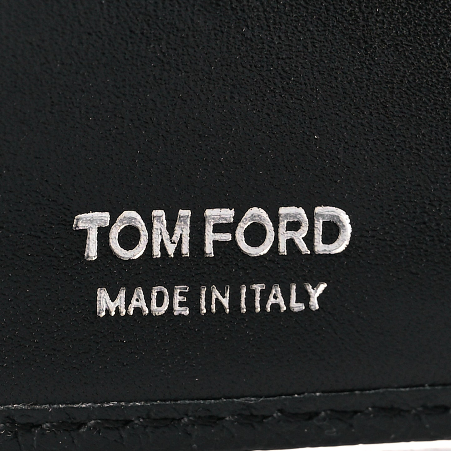 Goatskin Bi-Fold Wallet Black