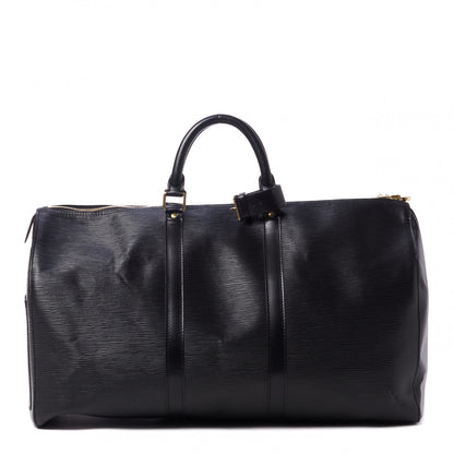 Louis Vuitton Epi Keepall 50 Black 1 of 10