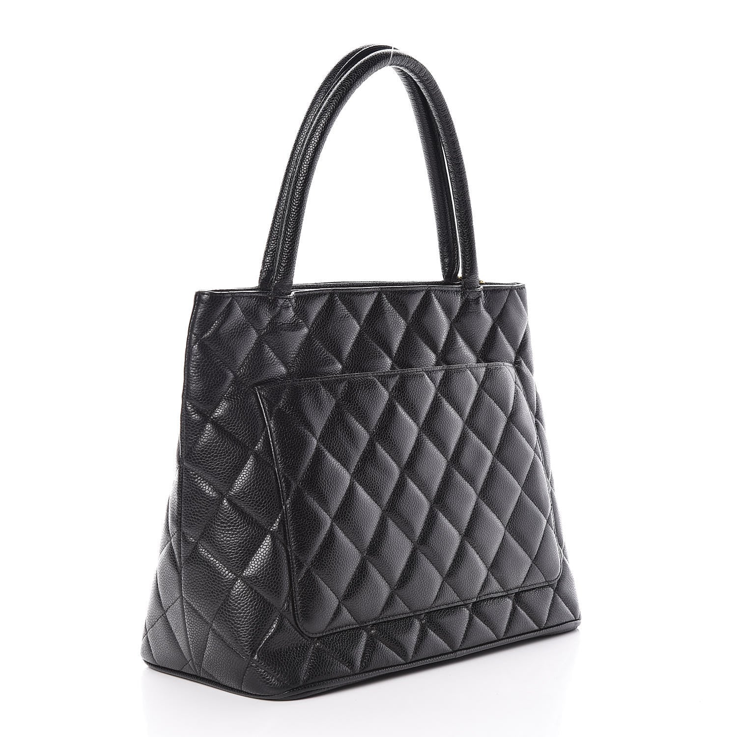 Chanel Caviar Quilted Medallion Tote Black 3 of 9
