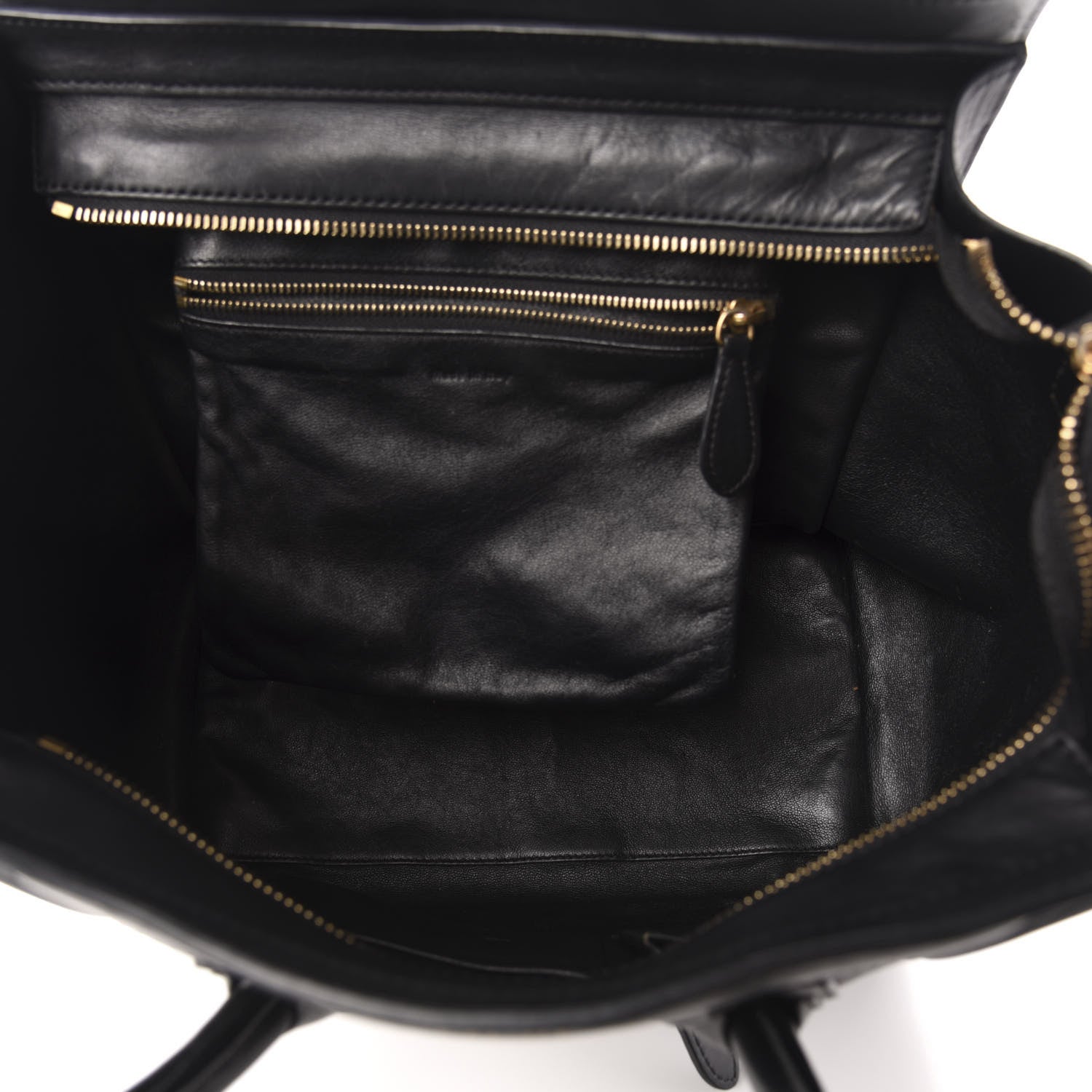 Celine Smooth Calfskin Mini Luggage Black 5 of 13