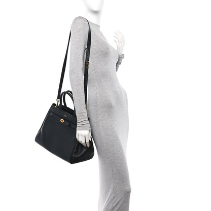 Mulberry Heavy Grain Belted Bayswater Tote Black 2 of 10