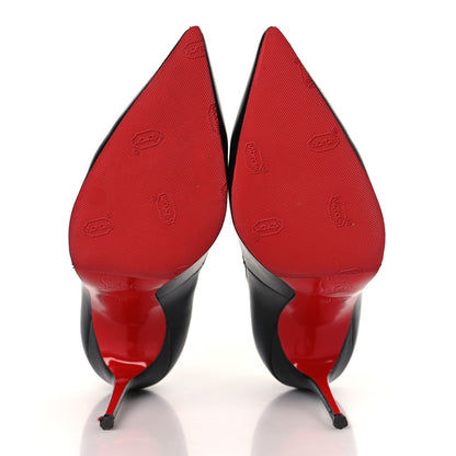 Christian Louboutin Kid Decollete 554 100 Pumps 38 Black 5 of 8