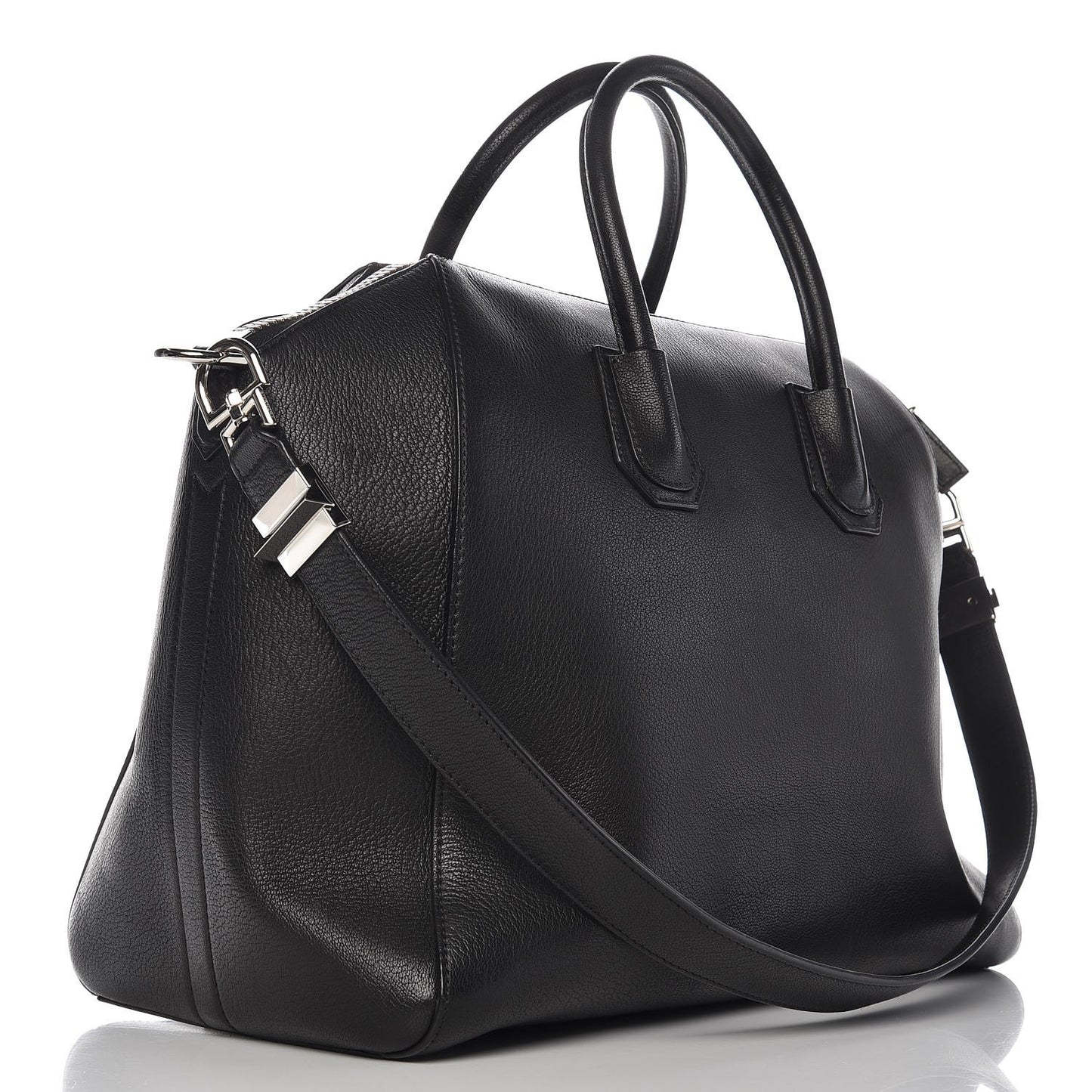 Sugar Goatskin Large Antigona Black