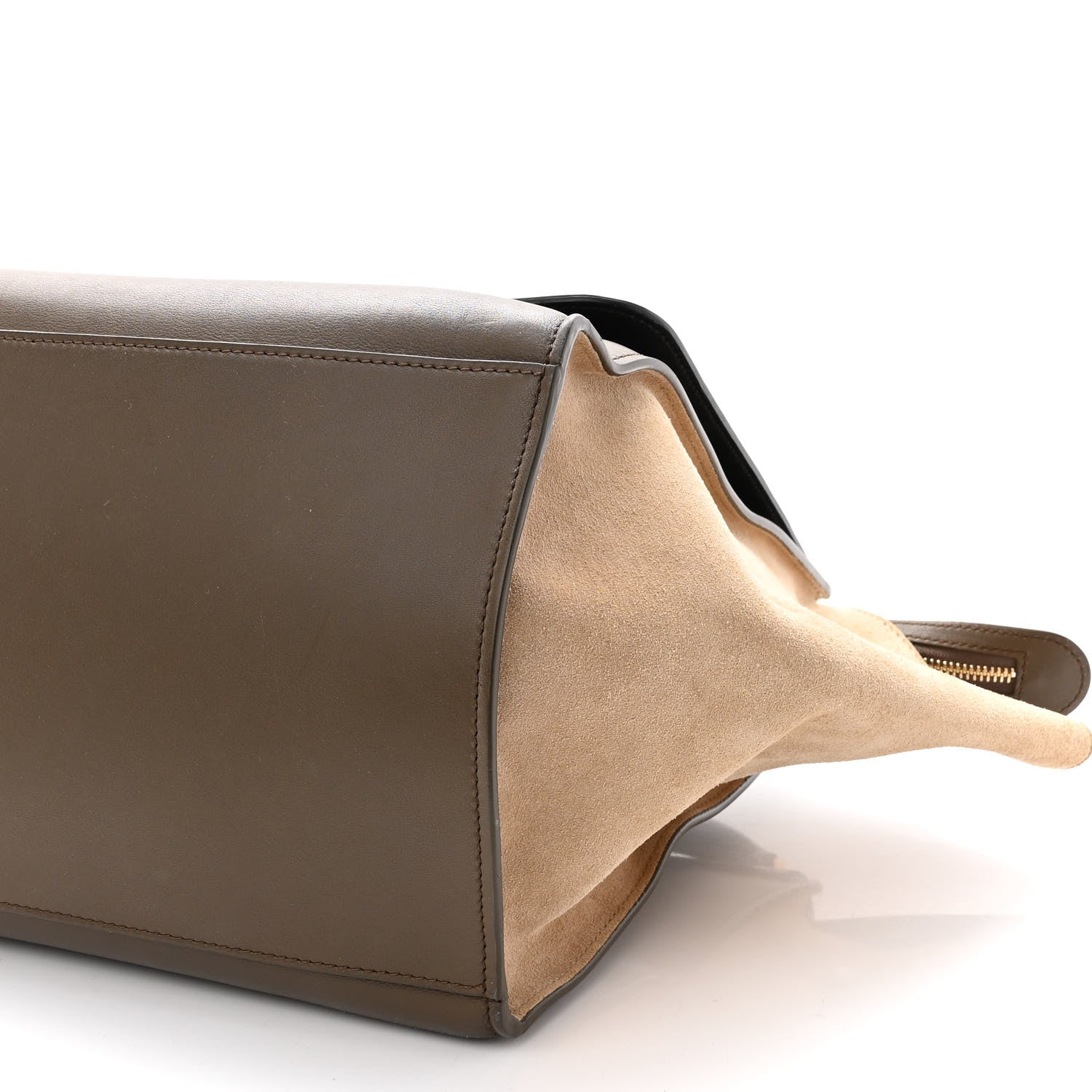 Celine Smooth Calfskin Suede Medium Tri-Color Trapeze 9 of 11