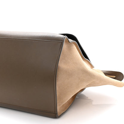 Celine Smooth Calfskin Suede Medium Tri-Color Trapeze 9 of 11
