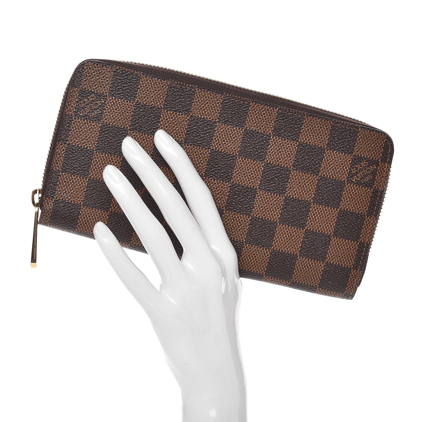 Damier Ebene Zippy Wallet