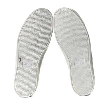 Gucci GG Supreme Monogram Womens Slip On Sneakers 35 Beige Ebony New Rosette Carmine Rose Sun Orange 7 of 7