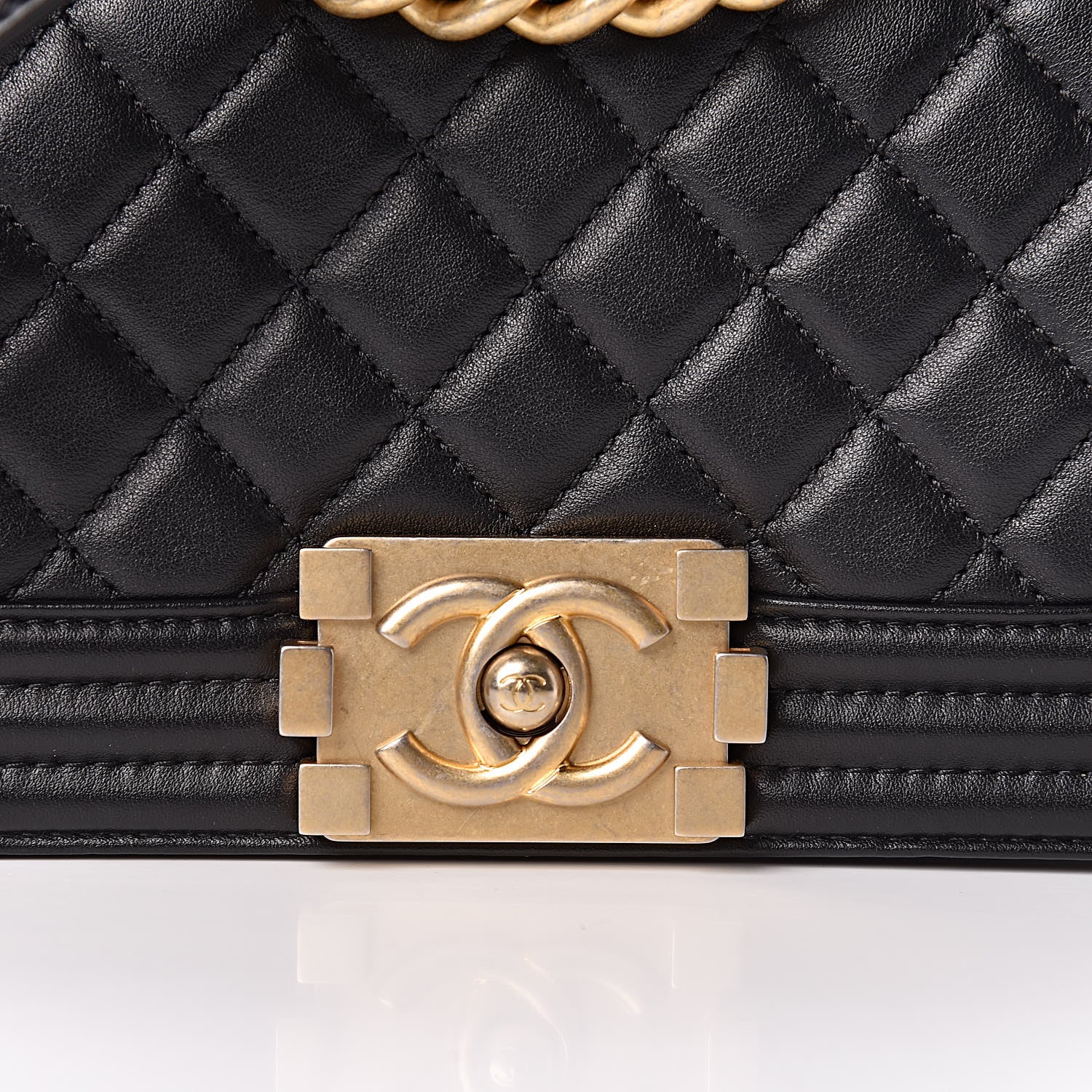 Chanel Calfskin Quilted Small Boy Flap Black 10 of 10