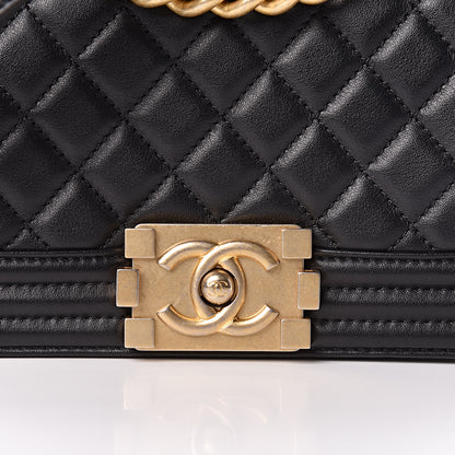 Chanel Calfskin Quilted Small Boy Flap Black 10 of 10