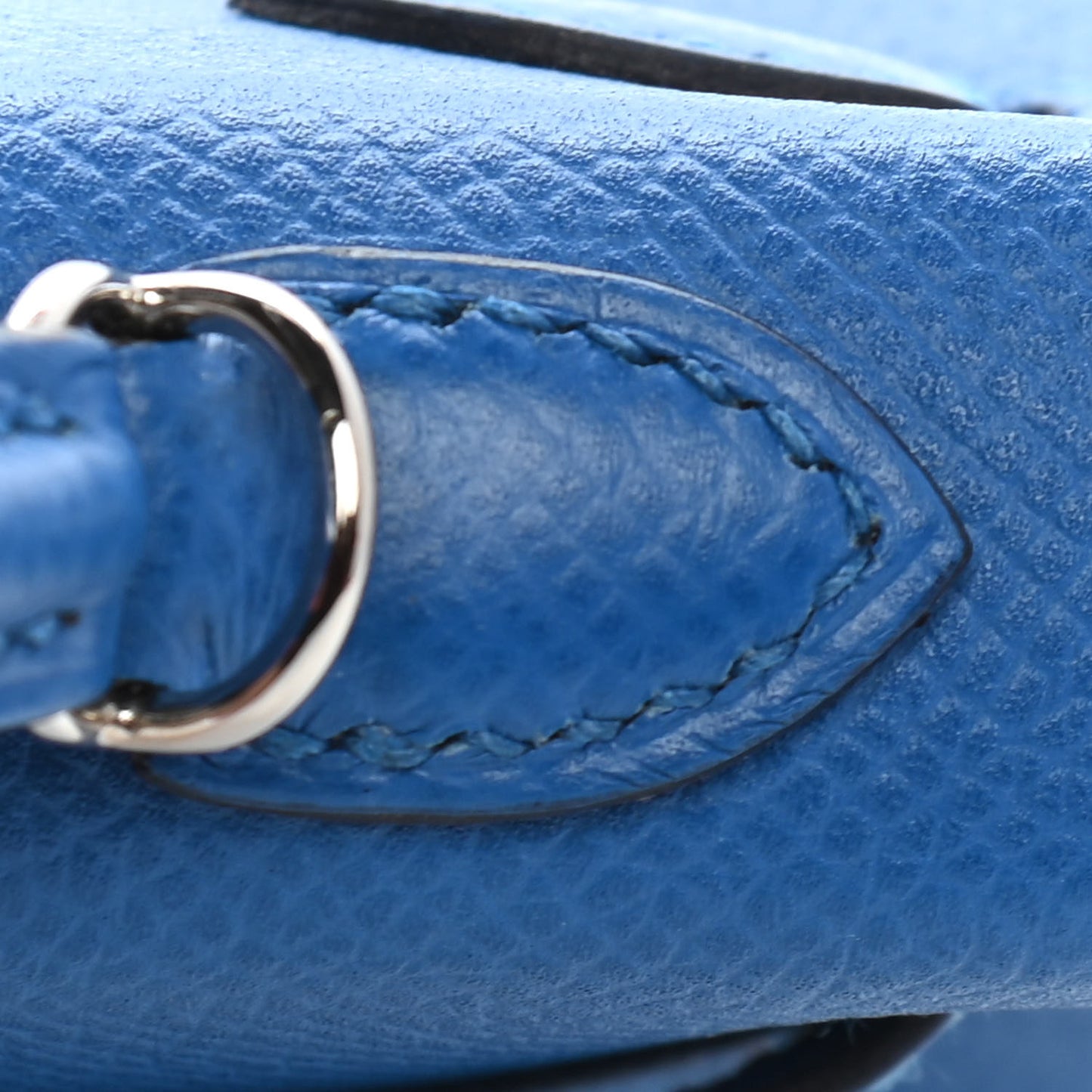 Epsom Mini Kelly Sellier 20 Bleu Zellige