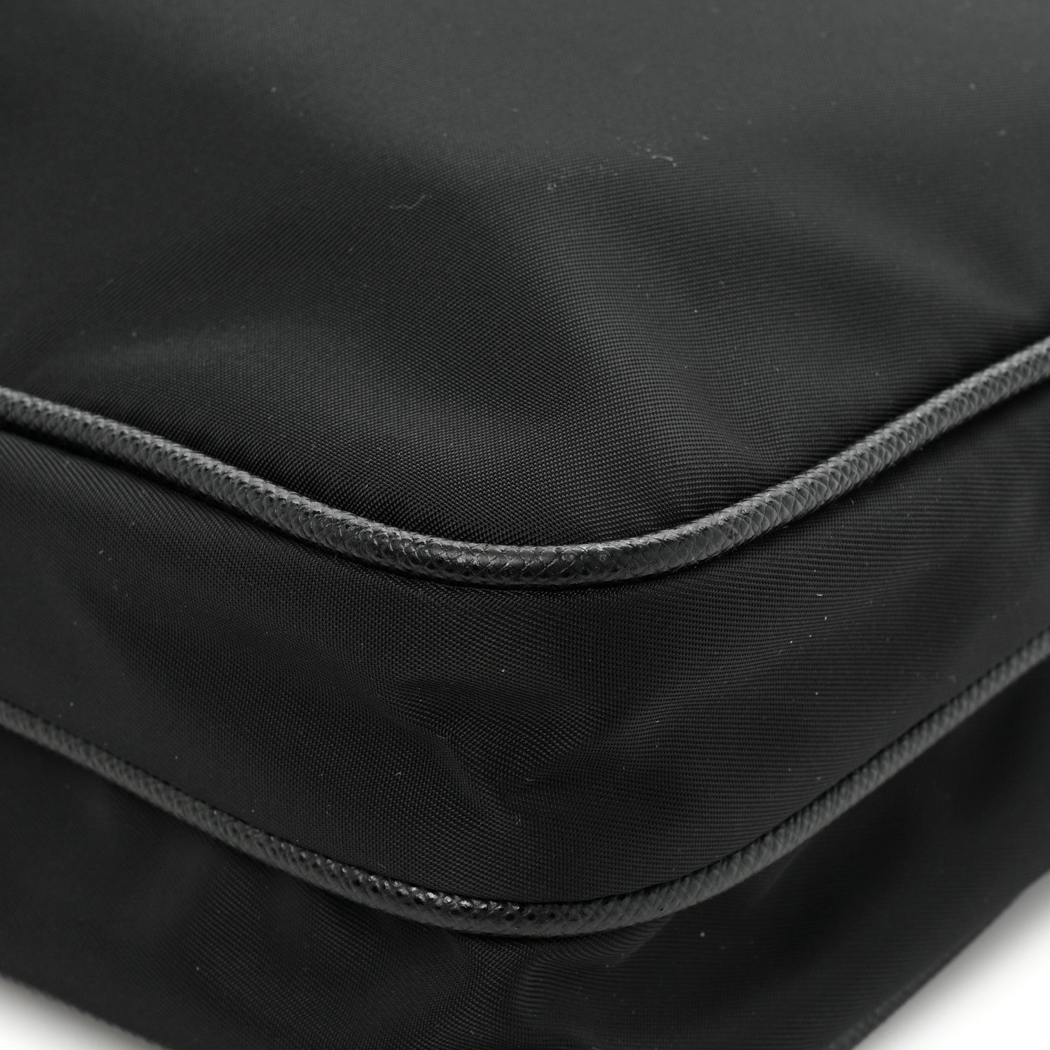 Prada Re-Nylon Saffiano Pocket Flat Messenger Bag Black 13 of 13