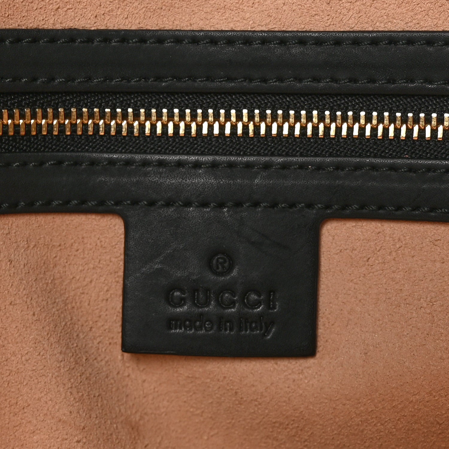 Gucci Soft GG Supreme Monogram Bees Medium Crossbody Tote Beige Oro Black 6 of 10