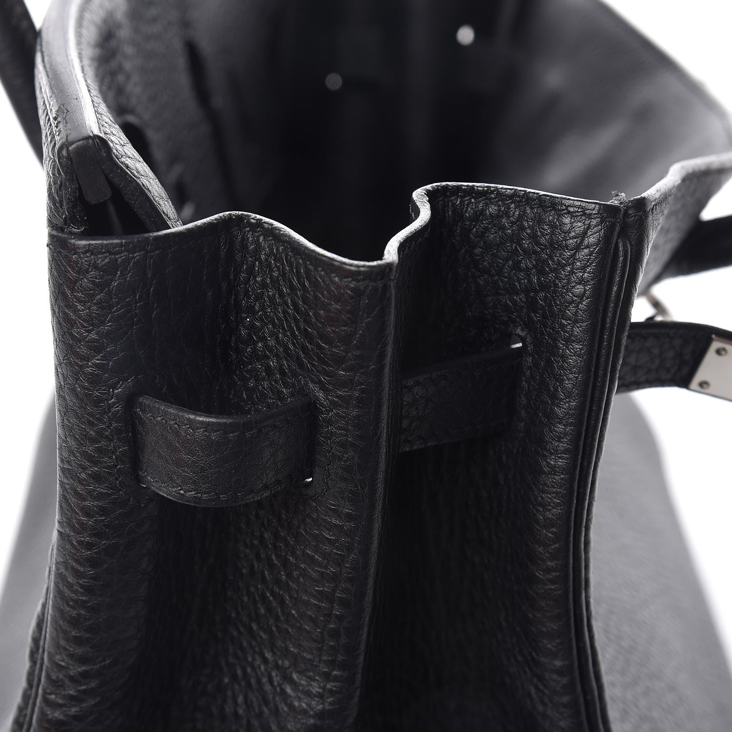 Hermes Taurillon Clemence Birkin 35 Black 13 of 40