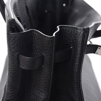 Hermes Taurillon Clemence Birkin 35 Black 13 of 40