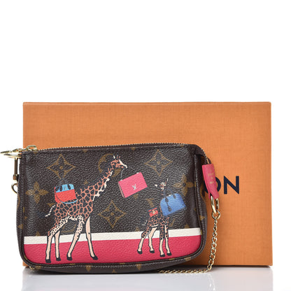 Louis Vuitton Monogram 2017 Christmas Animation Mini Pochette Accessories 8 of 8